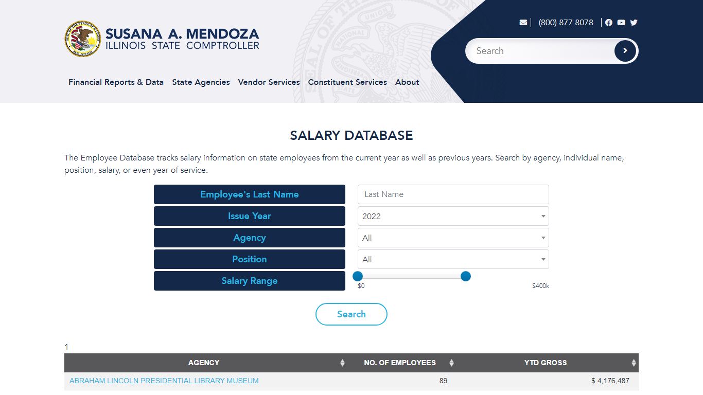 Salary Data - The Illinois Office of Comptroller